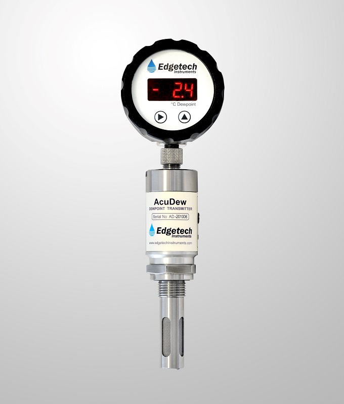 Edgetech Instruments AcuDew two wire loop powered aluminum oxide moisture transmitter