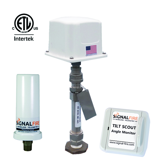 SignalFire Wireless Telemetrys Tilt Scout wireless tilt sensor and inclinometer is Class 1 Division 1 approved 