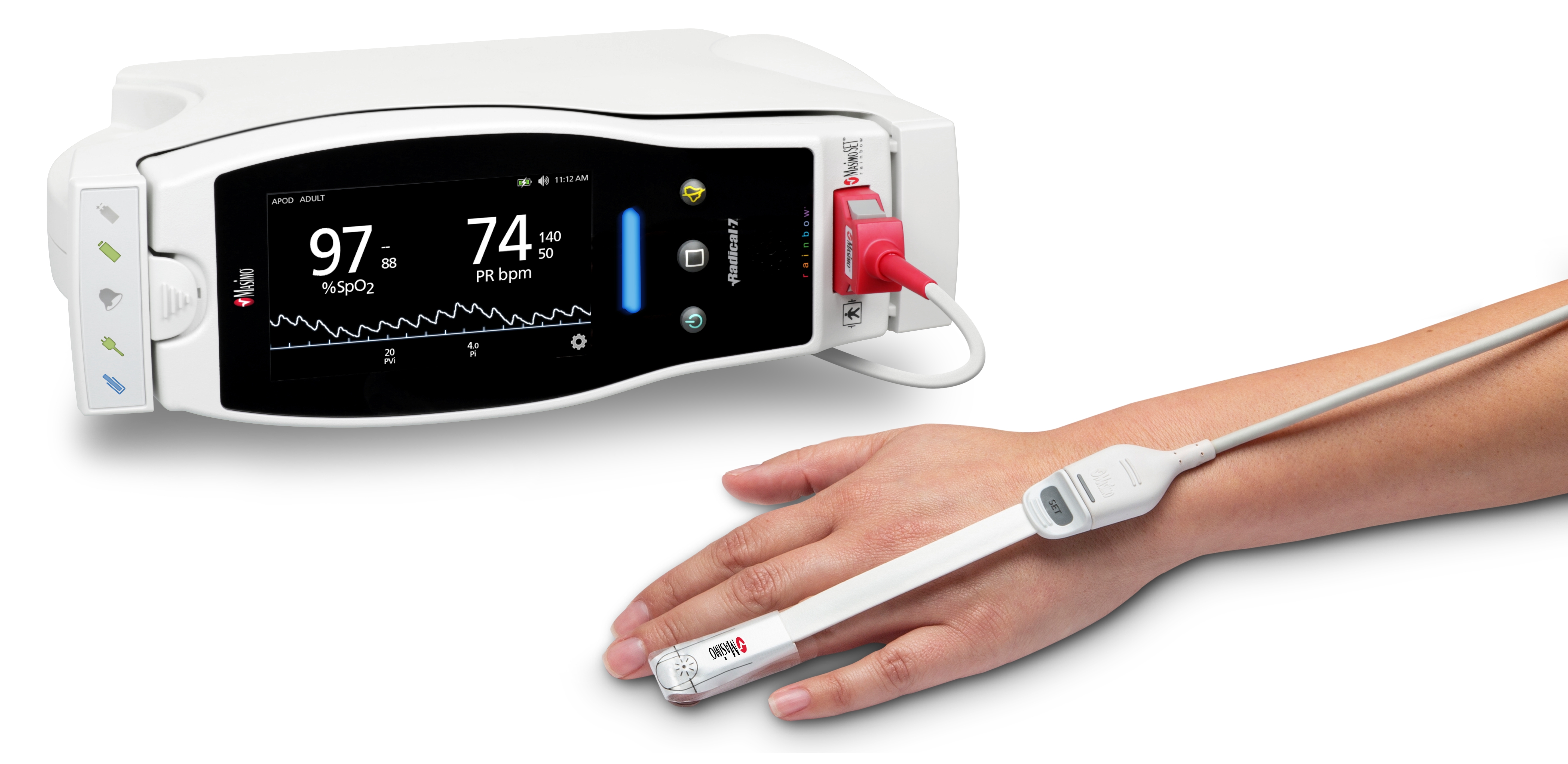 Masimos RD SET sensors with Masimo Measure-through Motion and Low Perfusion SET pulse oximetry FDA clearance 