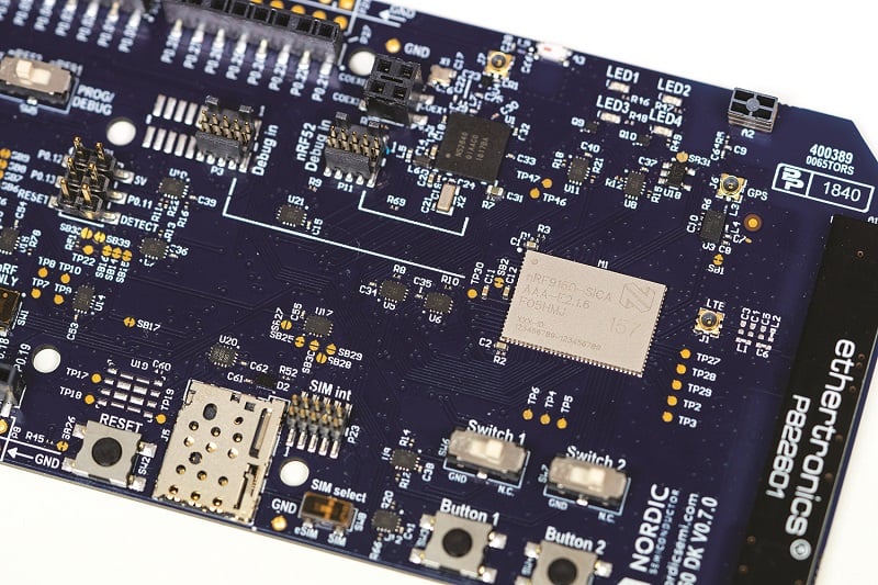 Nordic Semiconductors nRF9160 System-in-Package SiP 