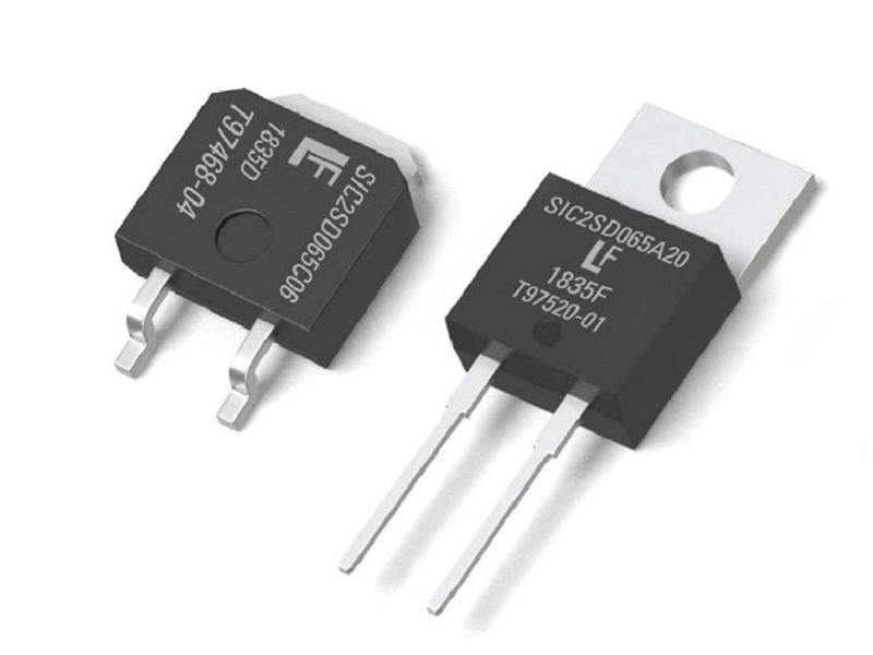 Littelfuses LSIC2SD065CxxA and LSIC2SD065AxxA Series second-generation 650V AEC-Q101-qualified silicon carbide SiC Scho