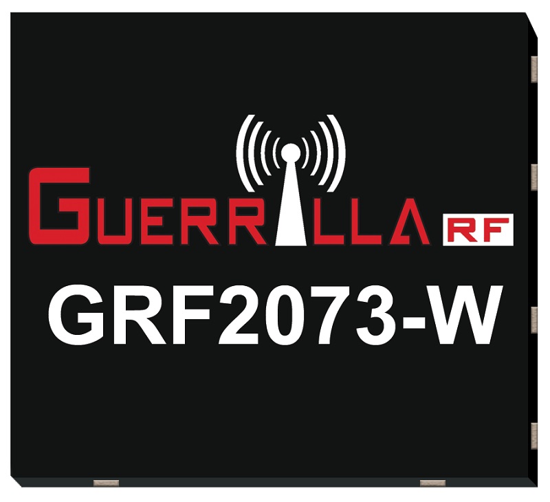Guerrilla RF adds the GRF2073-W to its list of AEC-Q100 automotive-qualified low-noise amplifiers LNAs