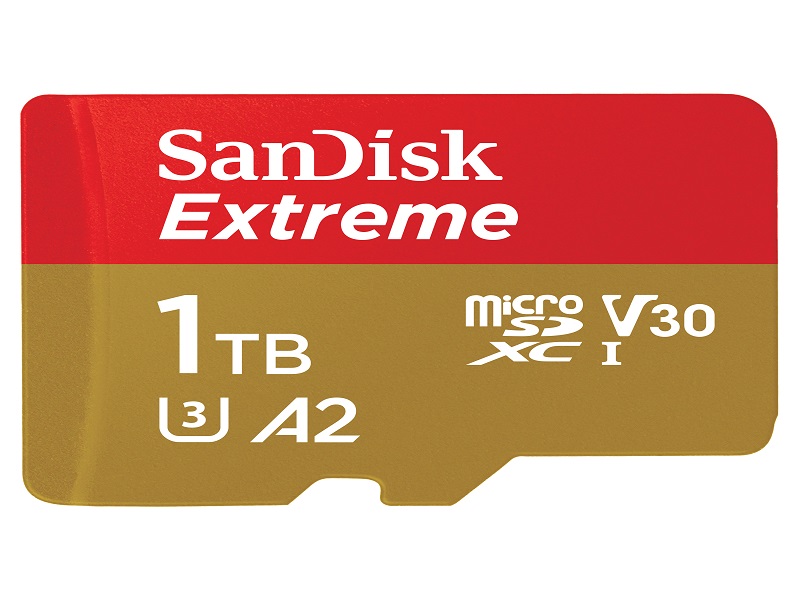 Western Digital Corp Mobile World Congress worlds fastest 1-TB UHS-I microSD flash memory card 1TB SanDisk Extreme UHS