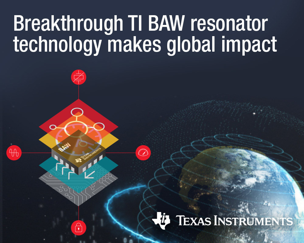 Texas Instruments bulk acoustic wave BAW-based embedded processing and analog chips