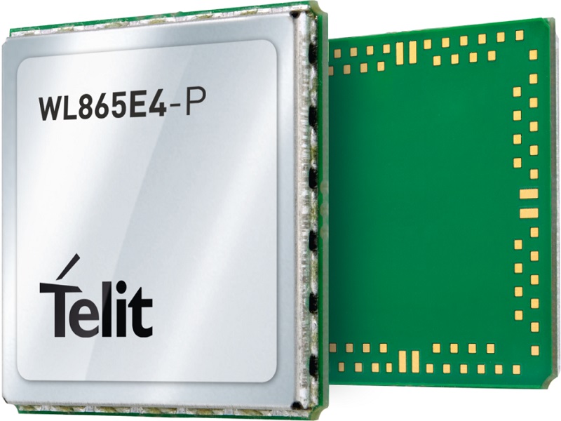Telits WL865E4-P low-power Wi-Fi Bluetooth Low Energy BLE combination module 