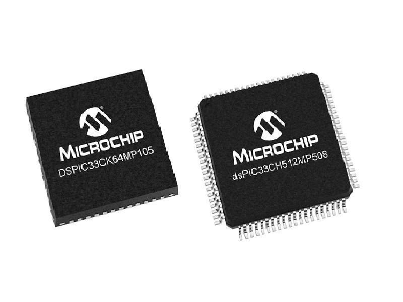 Microchip Technologys dual- and single-core dsPIC33C Digital Signal Controllers DSCs 
