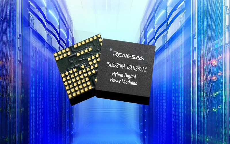 Renesas Electronics launched a pair of encapsulated hybrid digital dcdc PMBus power modules the 10A ISL8280M and 15A ISL828