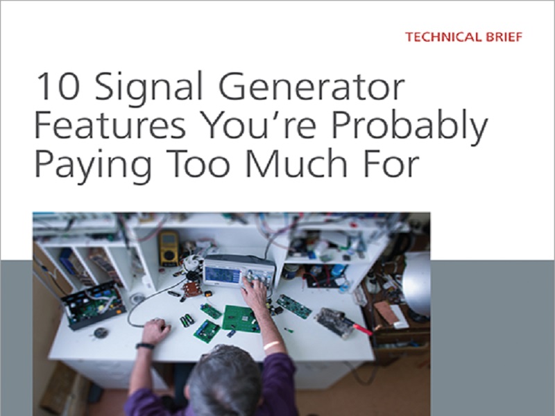Vaunix offers a tech brief titled 10 Signal Generator Features Youre Probably Paying Too Much For