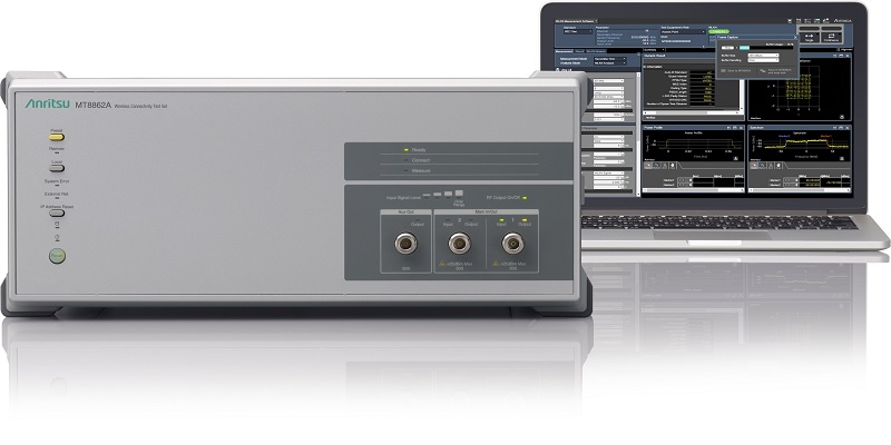 Anritsu Company announces that its Wireless Connectivity Test Set MT8862A is the industrys first WLAN measurement solution t