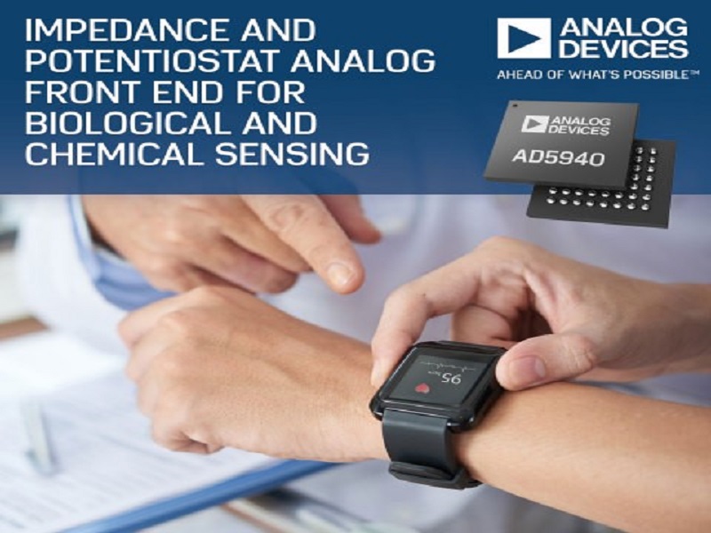 Analog Devices AD5940 electrochemical and impedance measurement front end 