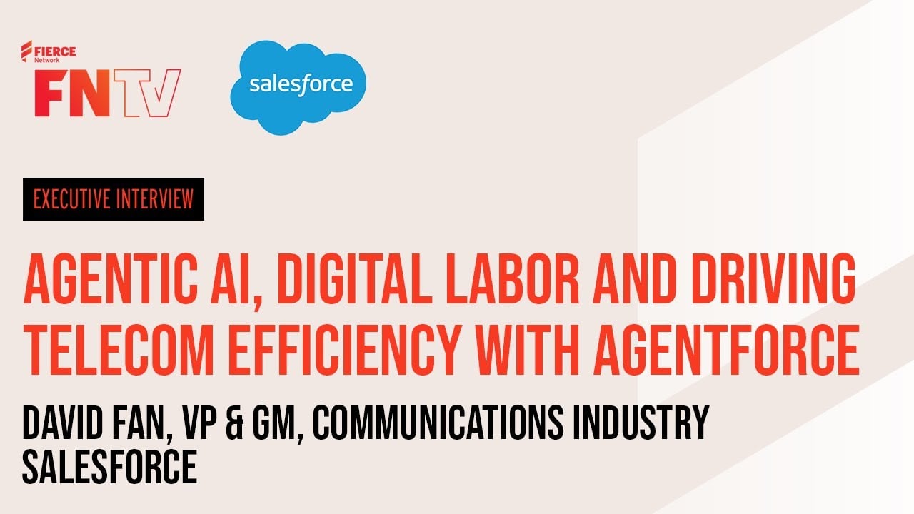 Salesforces David Fan on agentic AI digital labor and driving telecom efficiency with Agentforce