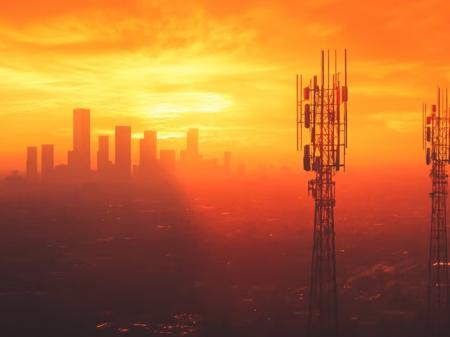 orange towers