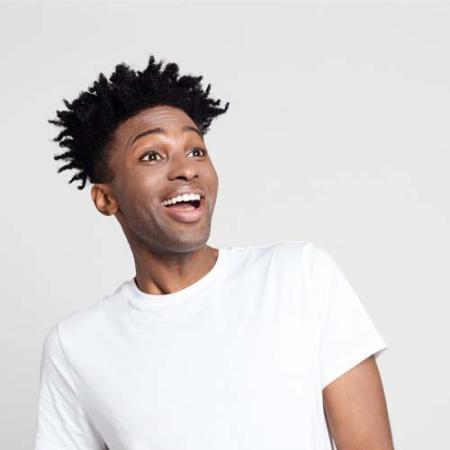 Man Looking Up
