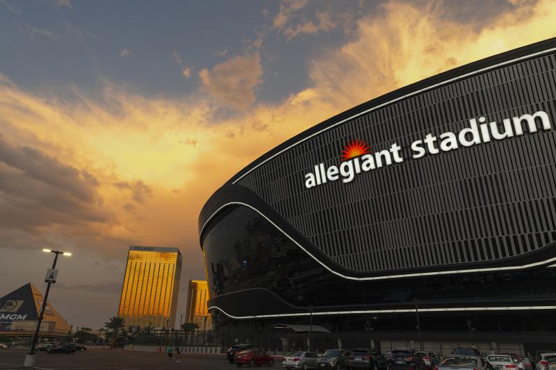 Allegiant Stadium in Las Vegas