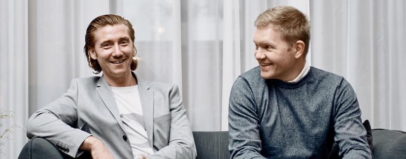  Onomondo co-founders Henrik Aagaard (left) and Michael Karlsen 