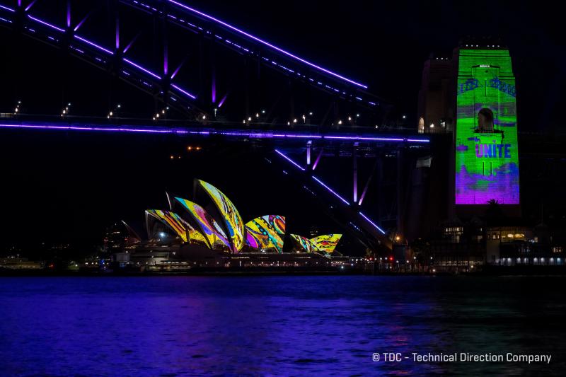 Pylons of Sydney Harbour Bridge