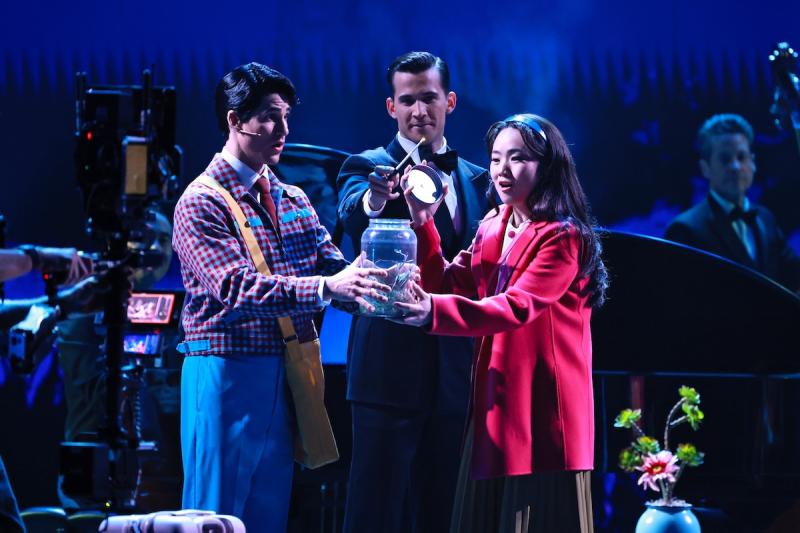Darren Criss and Helen J Shen perform a number from "Maybe Happy Ending."