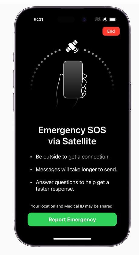image  for screen on emergency sos