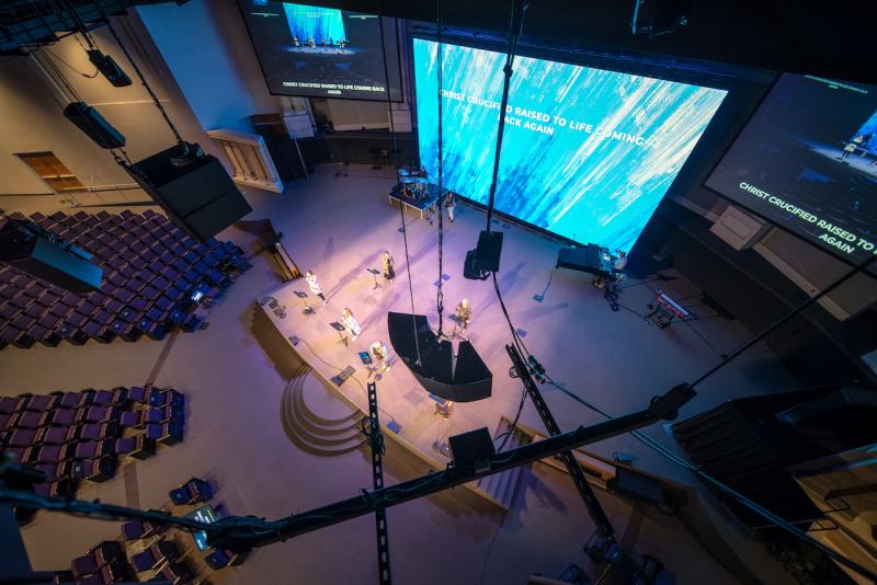 d&b Soundscape, KSLi and A-Series loudspeakers at Calvary Church, Clearwater, FL