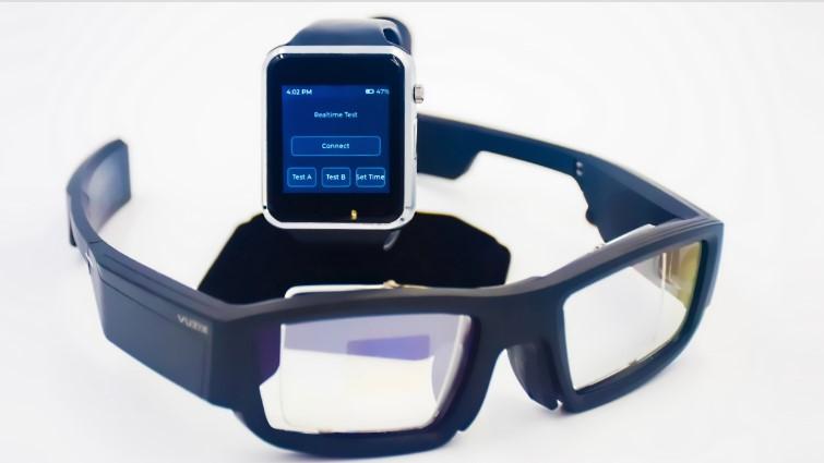 glasses and wrist wearable