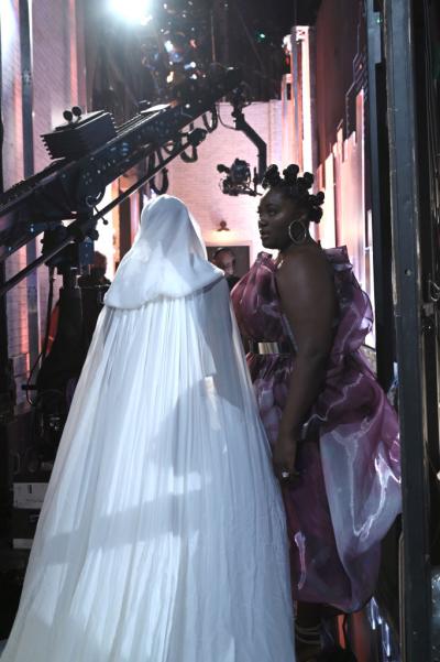 Backstage at the Tonys. Photo by Jenny Anderson/Getty Images for Tony Awards Productions