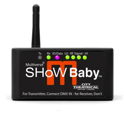 Multiverse SHoW Baby 2.4GHz Plug and Play Wireless DMX by City Theatrical