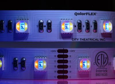 QolorFLEX 5-in-1 LED Tapes now include 5-in-1 HiQ High CRI, which is 25% brighter than other 5-in-1 LED tapes