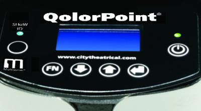 QolorPoint Wireless DMX Uplighter closeup