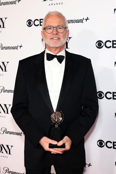 Jonathan Deans wins for Best Sound Design for a Musical