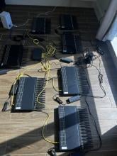 Equipment used in the clandestine network shut down Tuesday