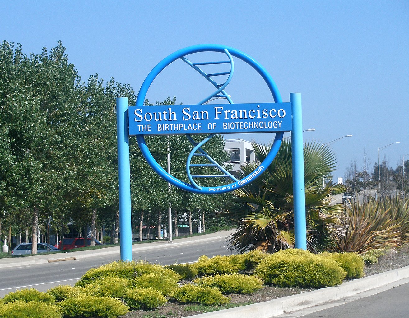 South San Francisco biocluster sign
