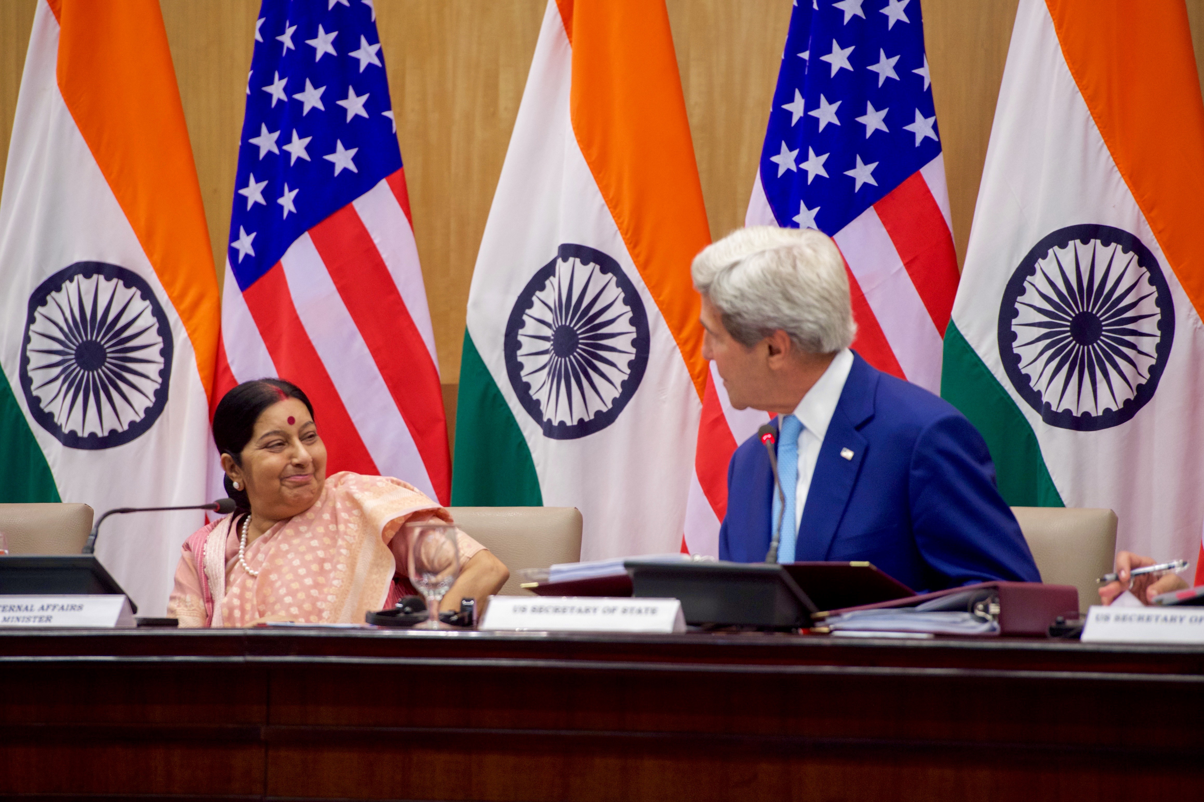 Kerry and Swaraj