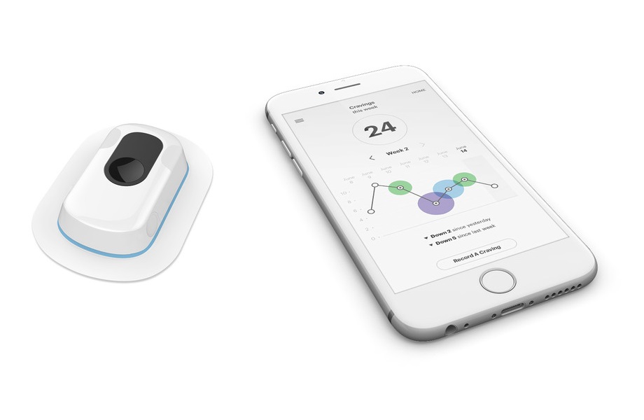 Chrono smoking cessation app and wearable device
