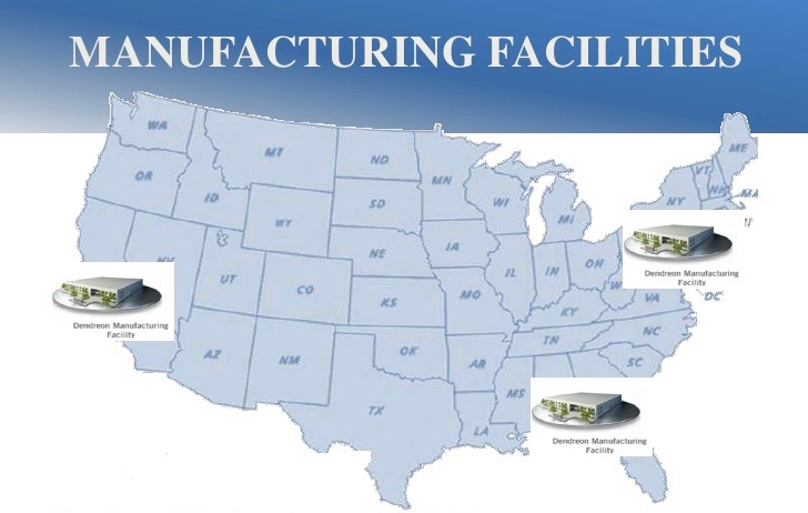 Dendreon manufacturing sites