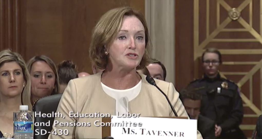 Marilyn Tavenner testifying at Senate hearing