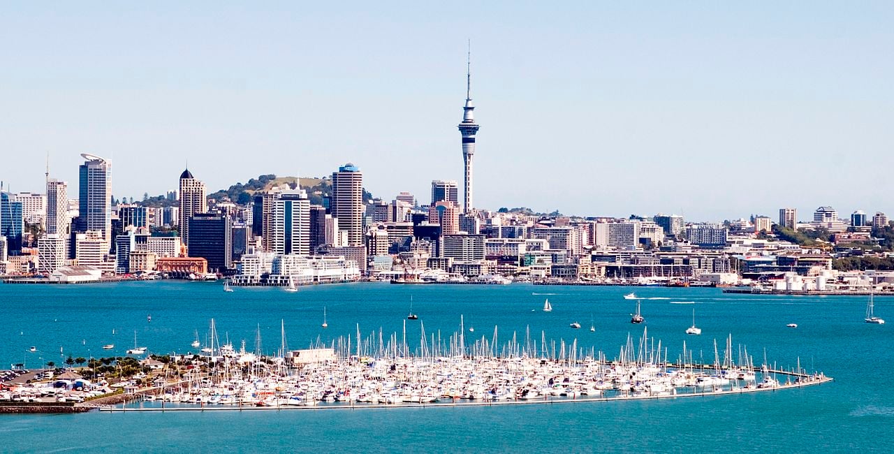 Auckland New Zealand harbor