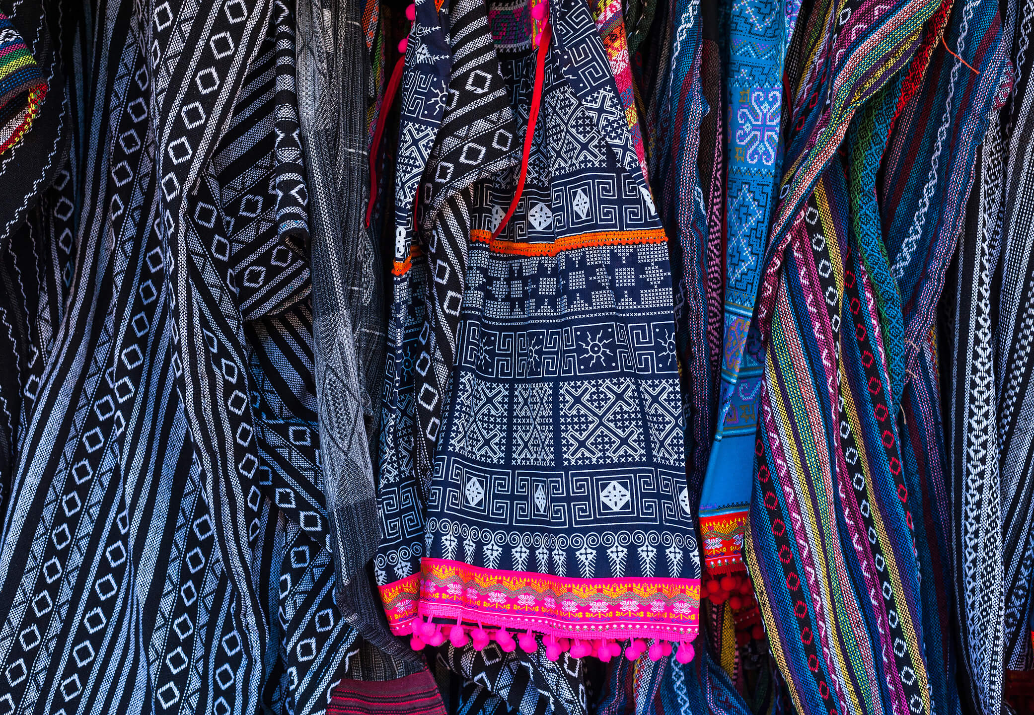 Hmong fabric pattern