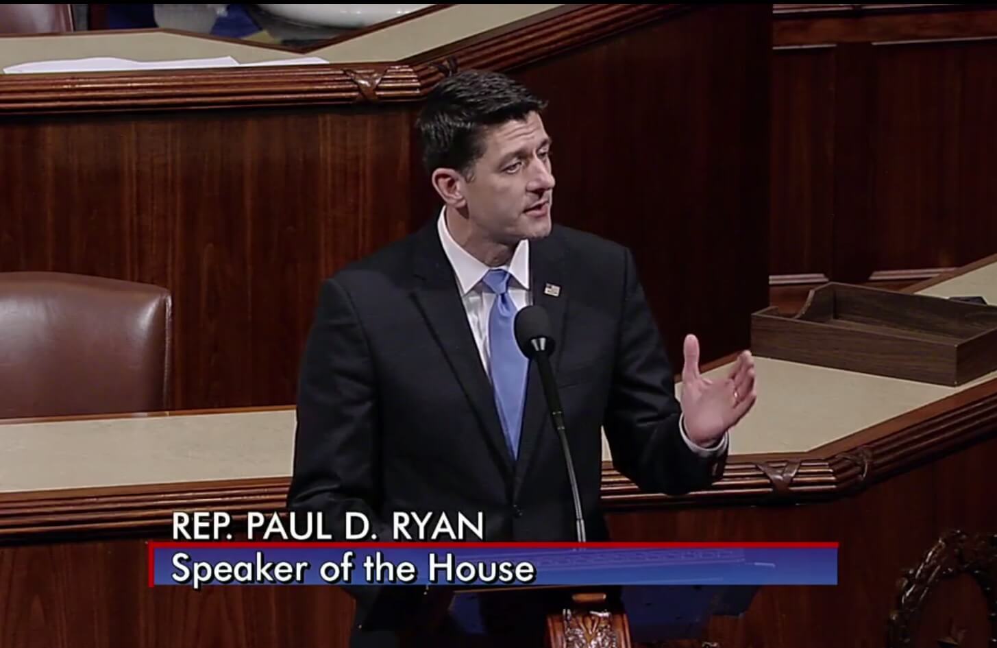Paul Ryan speaking on House floor