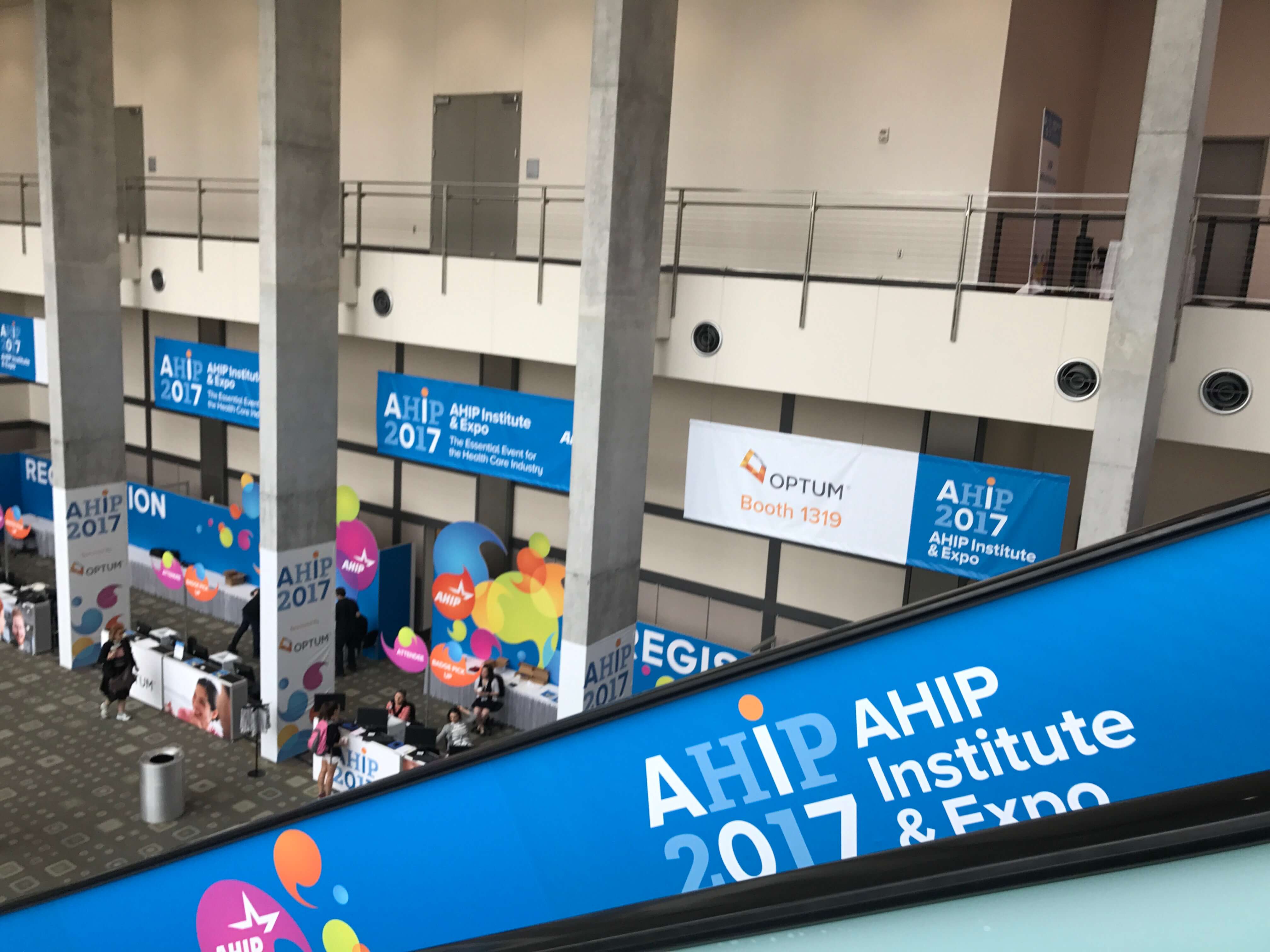 View from AHIP Institute  Expo 2017
