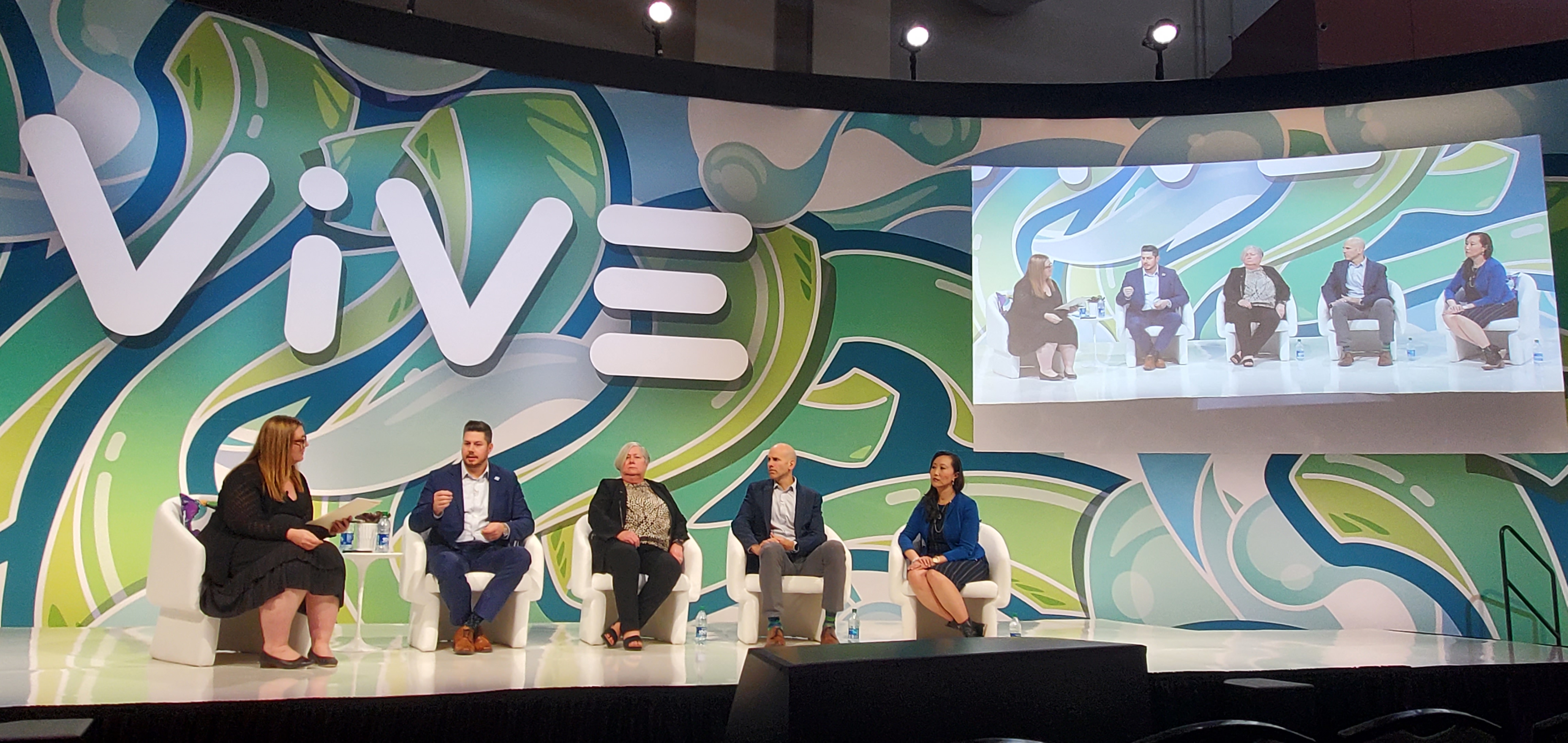 Panelists speak at ViVE 2023 in Nashville