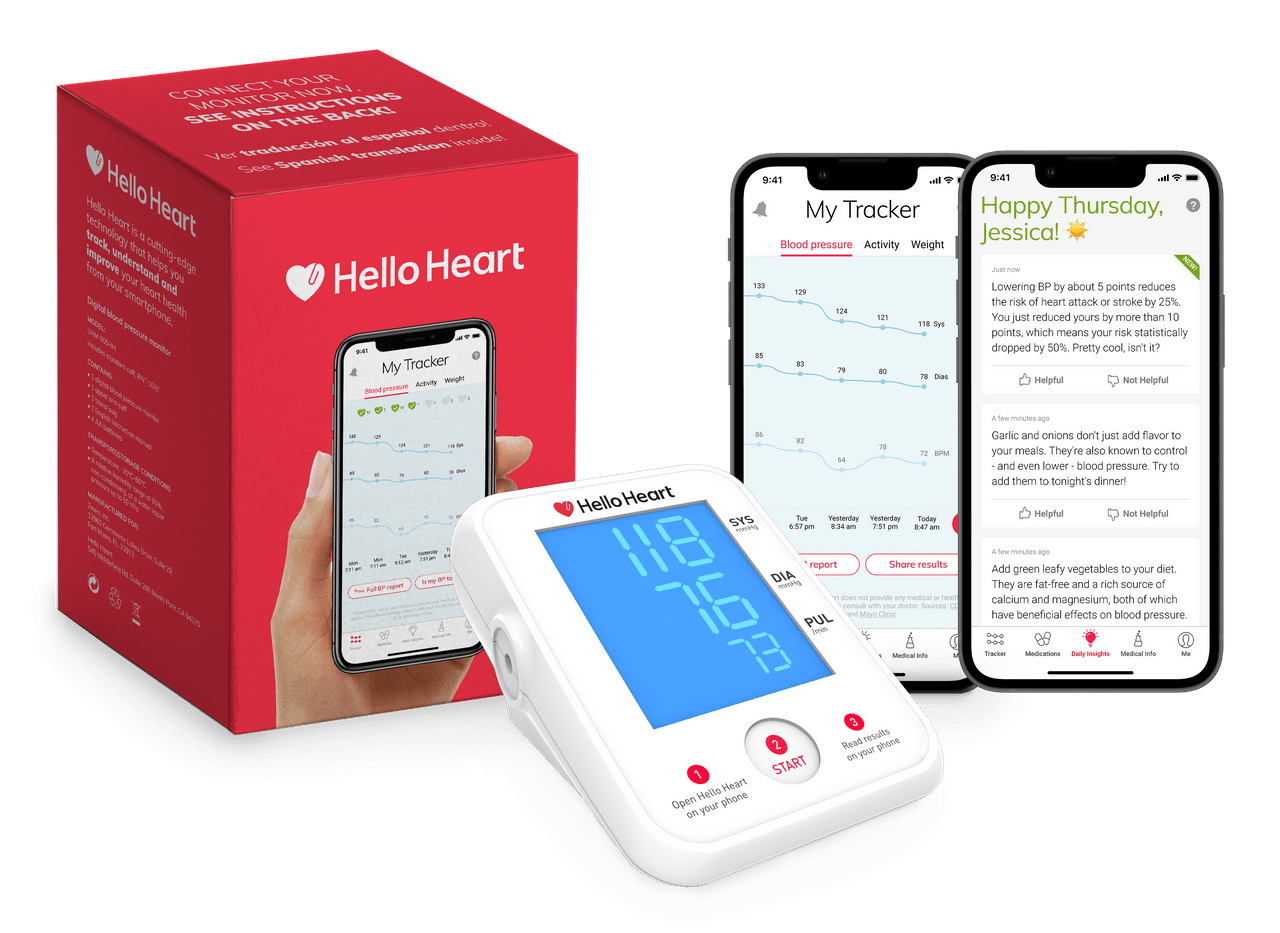 Hello Heart heart health monitor and smartphone app