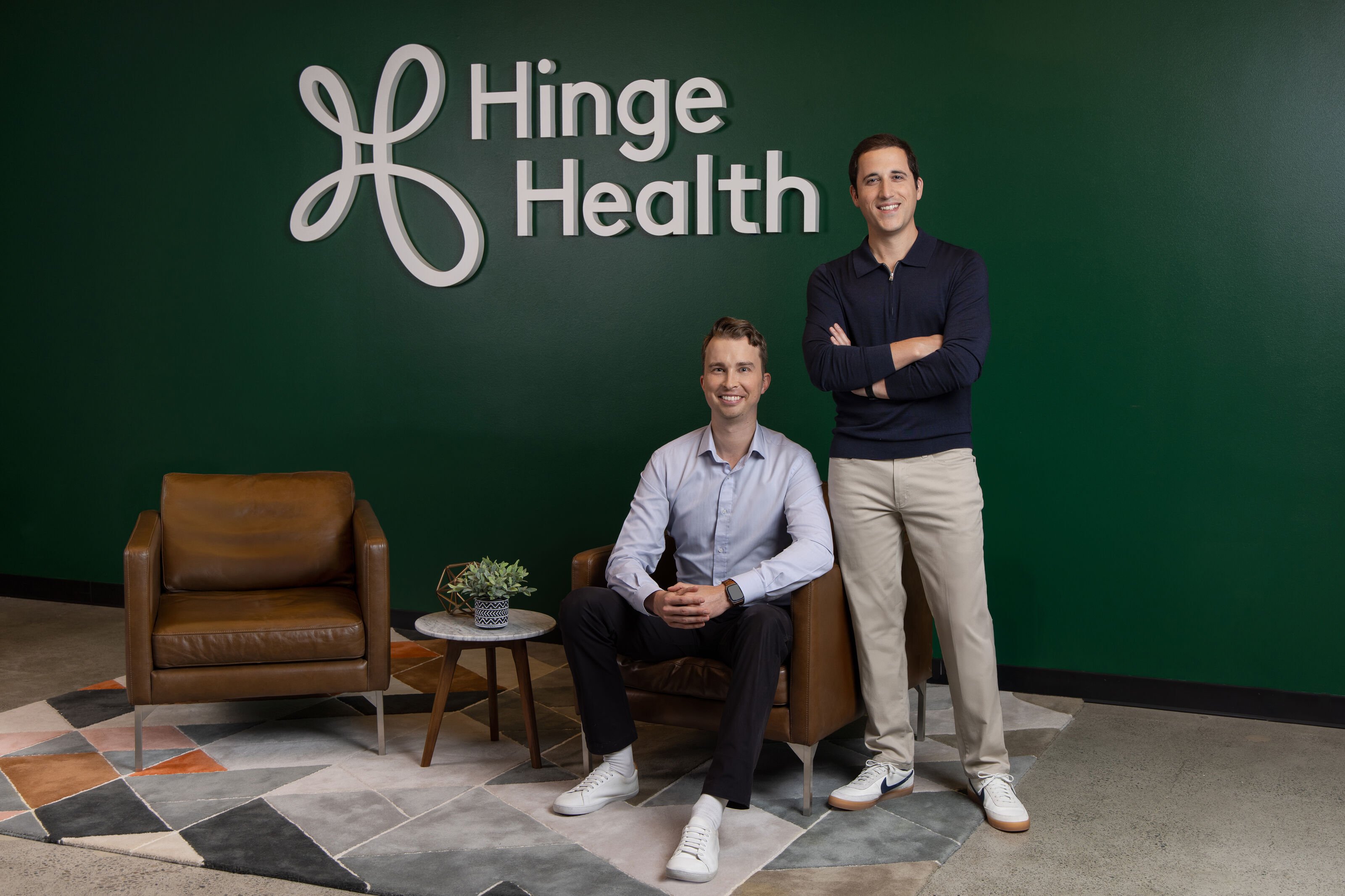 Hinge Health co-founders 2025 Gabriel Mecklenburg and Daniel Perez