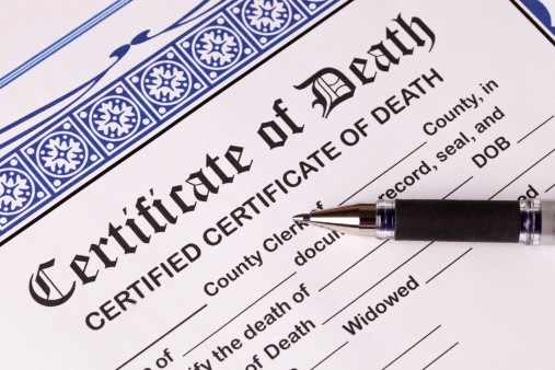 death certificate COVID