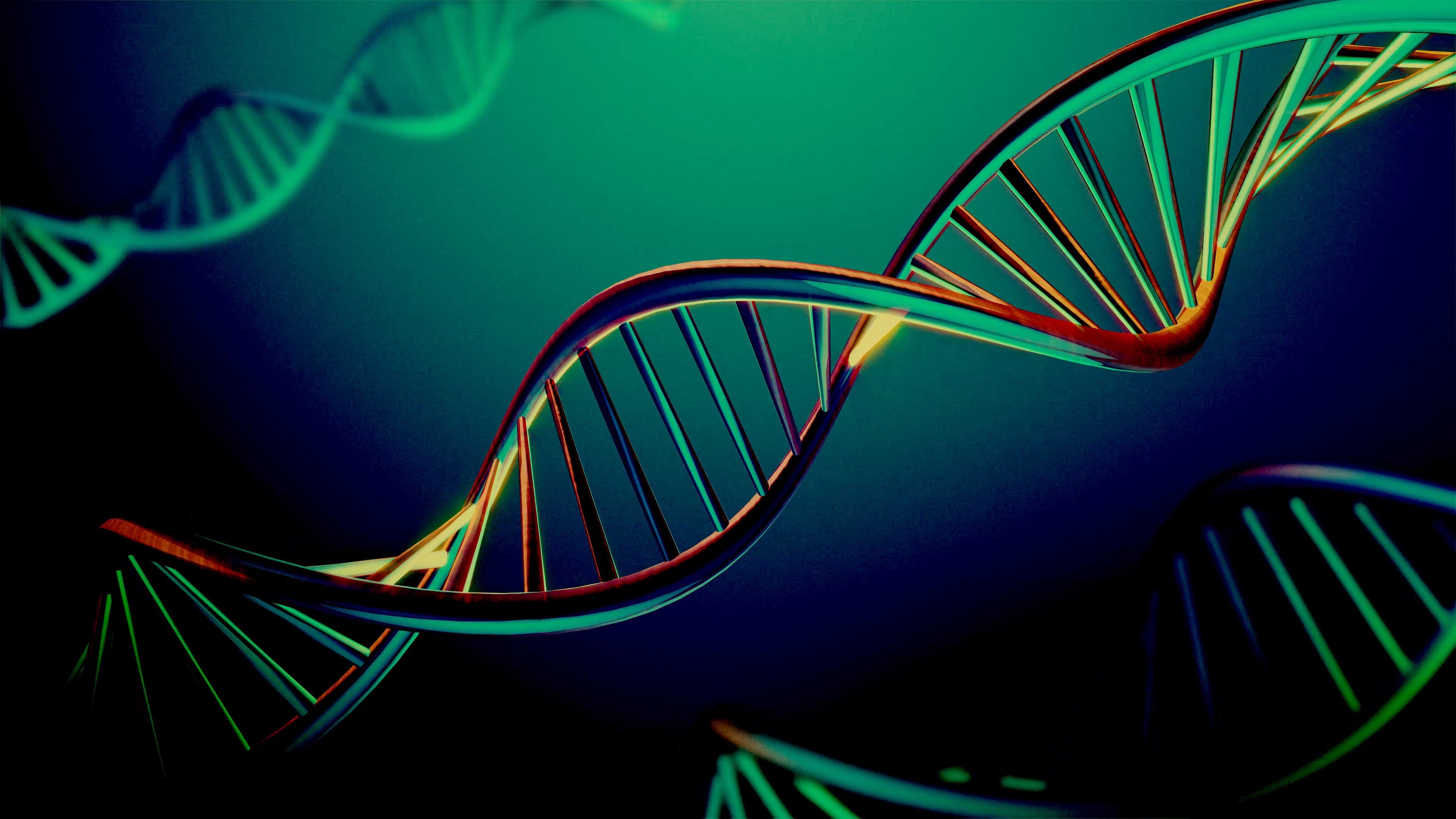 Futuristic DNA medical user interface -stock photo Muhammet CamdereliGetty Images