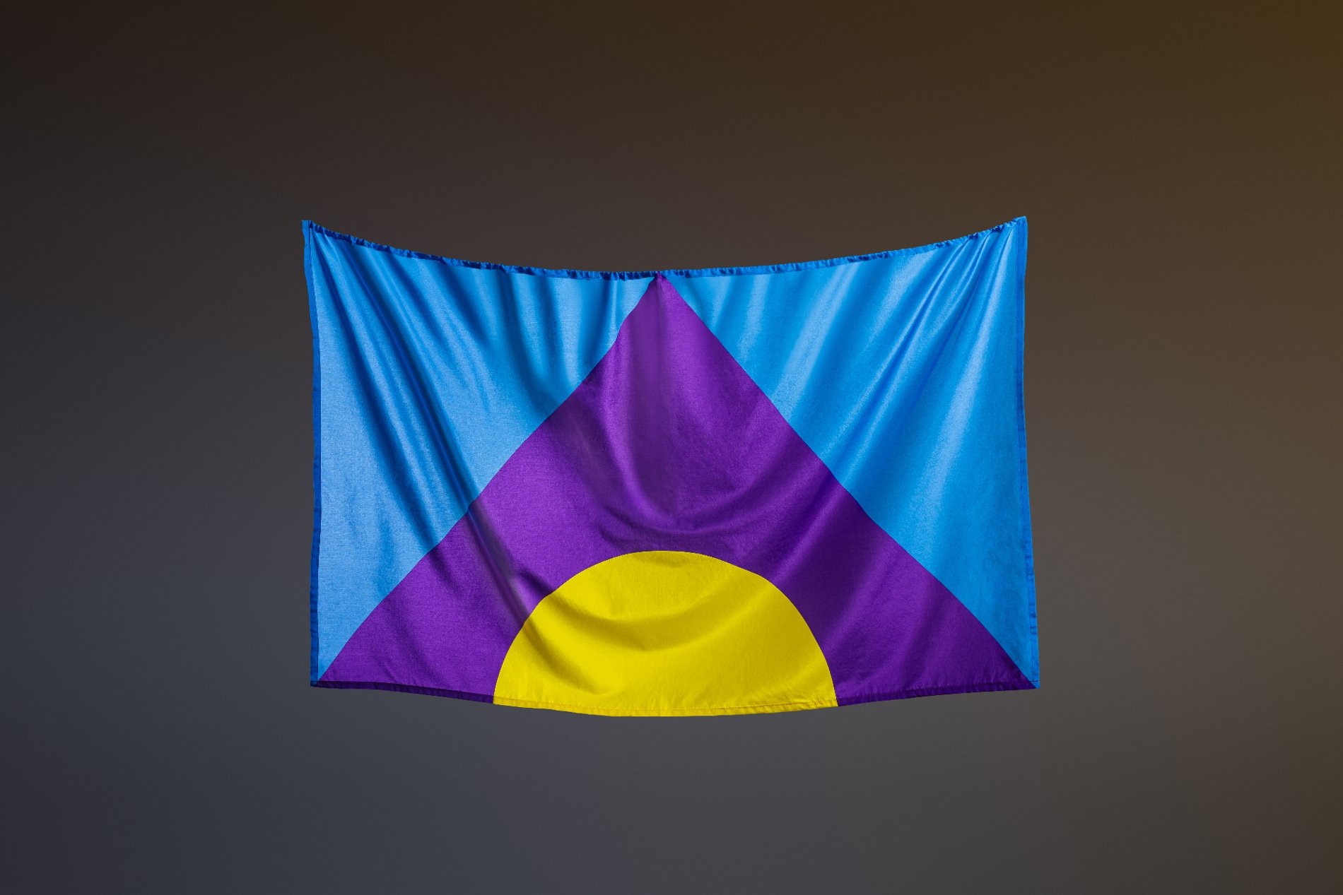 The flag Sanofi created for its meningitis campaign