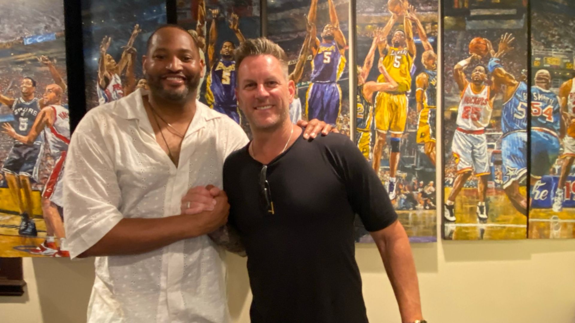 Robert Horry and SureCo co-founder Matt Christopherson