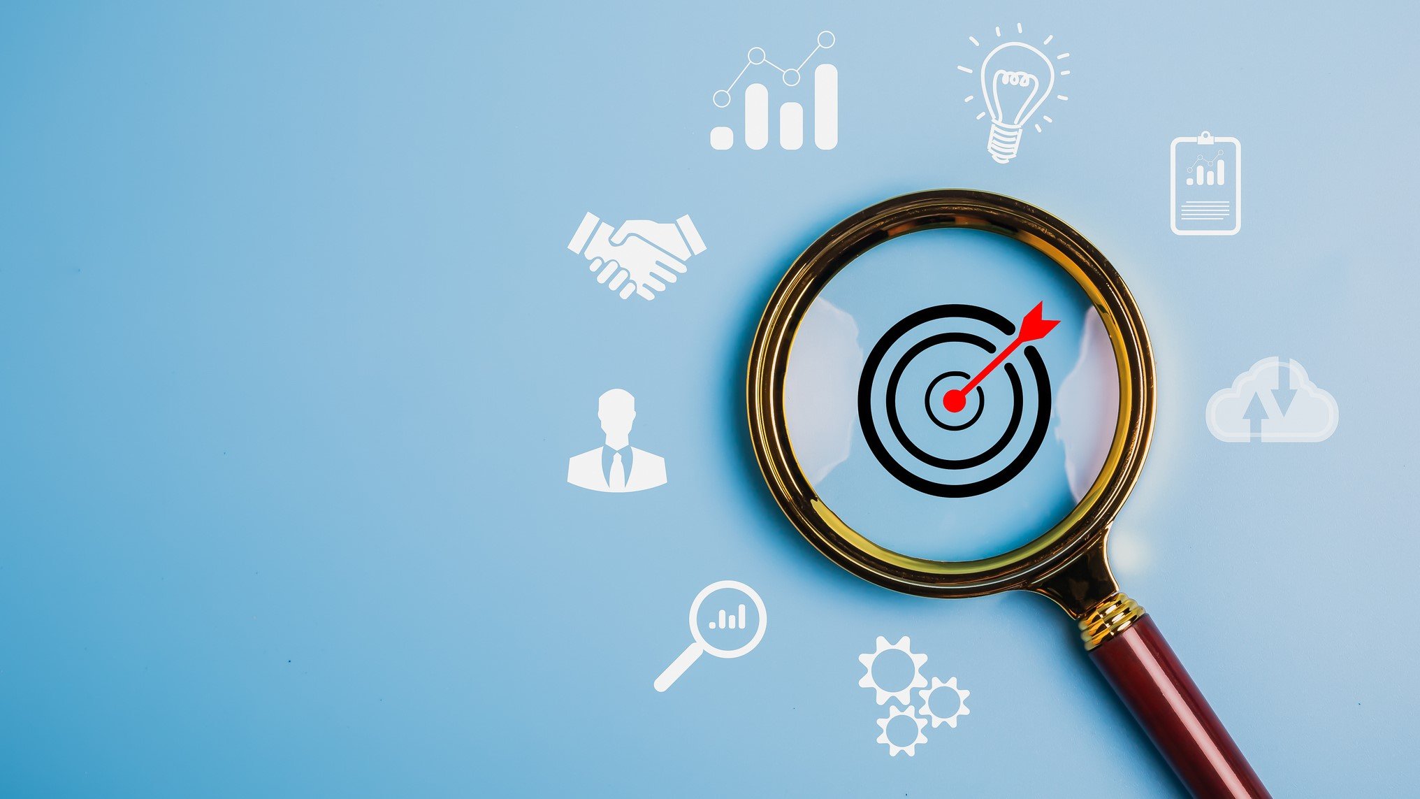 Focus magnify target strategy