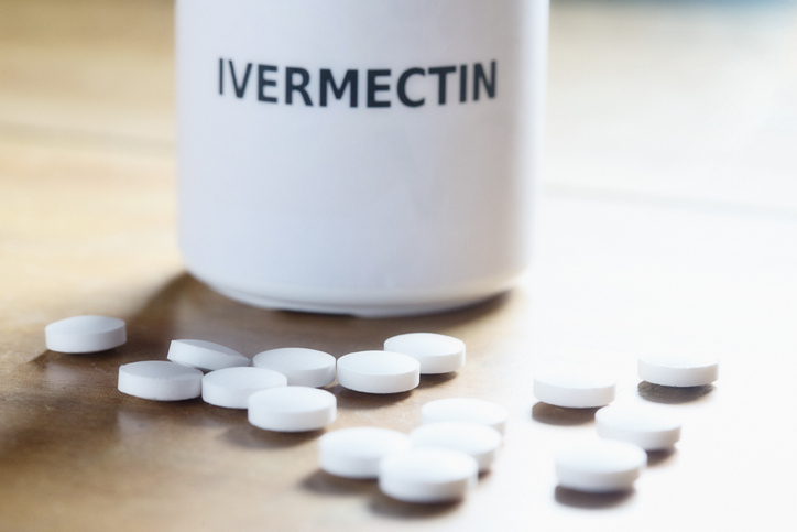 A pill bottle that reads ivermectin