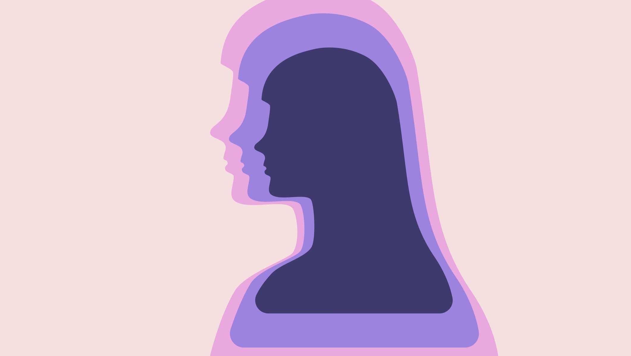 abstract concept of woman or girl