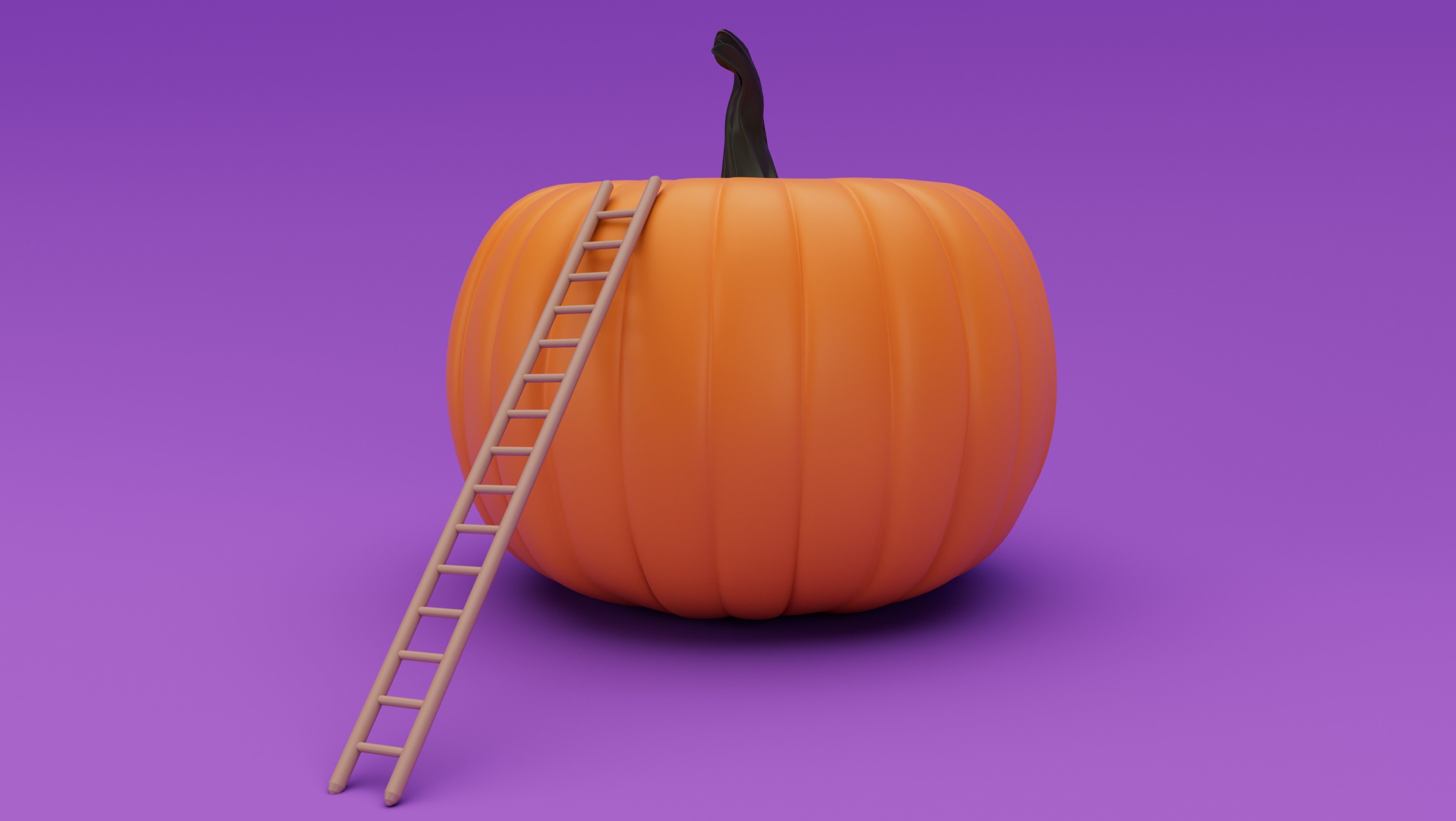 pumpkin ladder